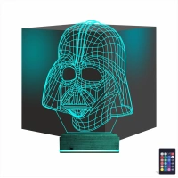 Darth Veider 3D Lamba - Masa Gece Lambası Darth Veider 3D Lamba - Masa Gece Lambası