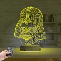 Darth Veider 3D Lamba - Masa Gece Lambası Darth Veider 3D Lamba - Masa Gece Lambası