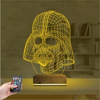 Darth Veider 3D Lamba - Masa Gece Lambası Darth Veider 3D Lamba - Masa Gece Lambası