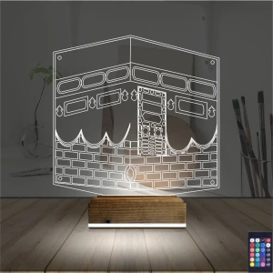 Kabe 3D Lamba - Masa Gece Lambası