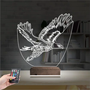 Kartal Futbol Taraftar 3D Lamba - Masa Gece Lambası Kartal Futbol Taraftar 3D Lamba - Masa Gece Lambası
