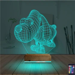 Köpek Çocuk Odası 3D Lamba - Masa Gece Lambası Köpek Çocuk Odası 3D Lamba - Masa Gece Lambası