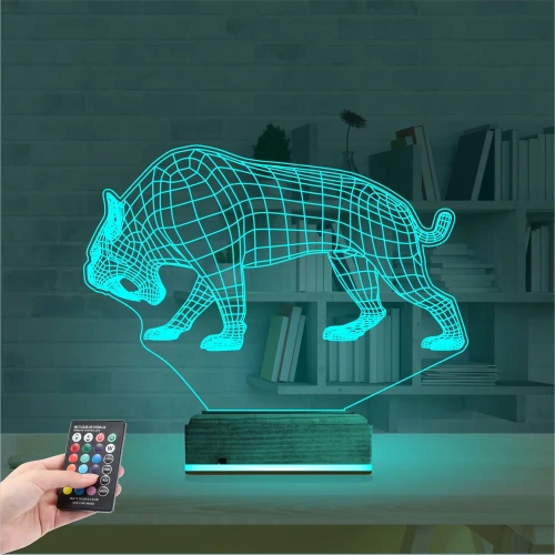 Kaplan 3D Lamba - Masa Gece Lambası
