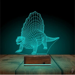 Dinozor Spinosaurus 3D Lamba - Masa Gece Lambası Dinozor Spinosaurus 3D Lamba - Masa Gece Lambası