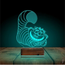 Yaramaz Kedi Çocuk Odası 3D Lamba - Masa Gece Lambası Yaramaz Kedi Çocuk Odası 3D Lamba - Masa Gece Lambası
