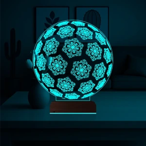 Kar Tanesi 3D Lamba - Masa Gece Lambası Kar Tanesi 3D Lamba - Masa Gece Lambası
