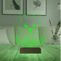 Crypto Shiba Inu Coin Kripto Finans 3D Lamba - Masa Gece Lambası Crypto Shiba Inu Coin Kripto Finans 3D Lamba - Masa Gece Lambası