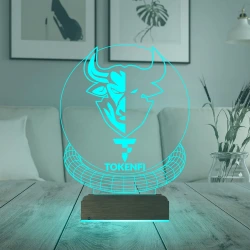 Crypto Tokenfi Coin Kripto Finans 3D Lamba - Masa Gece Lambası Crypto Tokenfi Coin Kripto Finans 3D Lamba - Masa Gece Lambası