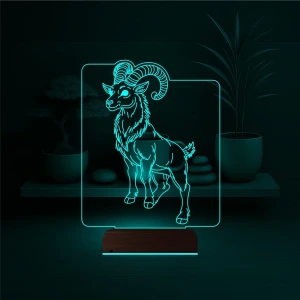 Koç Burcu 3D Lamba - Masa Gece Lambası Koç Burcu 3D Lamba - Masa Gece Lambası