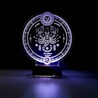 Astroloji Akrep Burcu Kişiye Özel 3D Lamba - Masa Gece Lambası