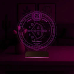 Astroloji Yay Burcu Kişiye Özel 3D Lamba - Masa Gece Lambası Astroloji Yay Burcu Kişiye Özel 3D Lamba - Masa Gece Lambası