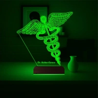 Doktora Hediye Tıp Logo Kişiye Özel 3D Lamba - Masa Gece Lambası Doktora Hediye Tıp Logo Kişiye Özel 3D Lamba - Masa Gece Lambası