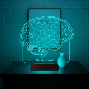 Beyin Tasarım Kişiye Özel 3D Lamba - Masa Gece Lambası Beyin Tasarım Kişiye Özel 3D Lamba - Masa Gece Lambası