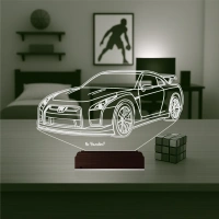 Spor Araba Honda GTR Otomobil Kişiye Özel 3D Lamba - Masa Gece Lambası Spor Araba Honda GTR Otomobil Kişiye Özel 3D Lamba - Masa Gece Lambası