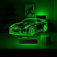 Spor Araba Honda GTR Otomobil Kişiye Özel 3D Lamba - Masa Gece Lambası Spor Araba Honda GTR Otomobil Kişiye Özel 3D Lamba - Masa Gece Lambası