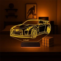 Spor Araba Honda GTR Otomobil Kişiye Özel 3D Lamba - Masa Gece Lambası Spor Araba Honda GTR Otomobil Kişiye Özel 3D Lamba - Masa Gece Lambası