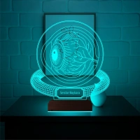 Göz Doktoru Hediyesi Kişiye Özel 3D Lamba - Masa Gece Lambası Göz Doktoru Hediyesi Kişiye Özel 3D Lamba - Masa Gece Lambası